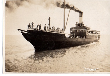 Photograph - SS Edina, Ray GRUNEKLEE, 1920 - 1938