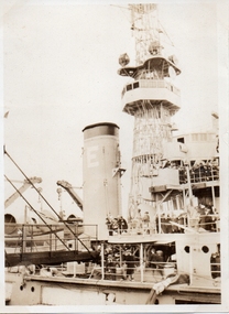 Photograph - USS Oklahoma at Princes Pier, Ray GRUNEKLEE, 1925