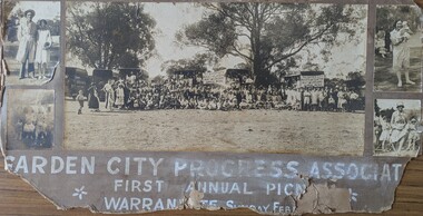 Mixed media - Garden City Progress Association, first annual picnic, 17 Feb 1929