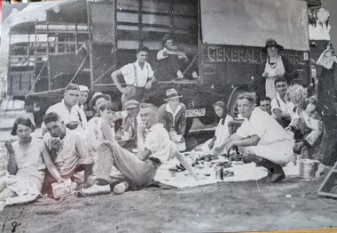Photograph - Garden City Progress Association, first annual picnic, 17 Feb 1929