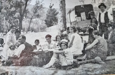 Photograph - Garden City Progress Association, first annual picnic, 17 Feb 1929