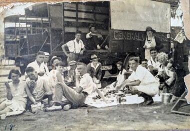 Photograph - Garden City Progress Association, first annual picnic, 17 Feb 1929