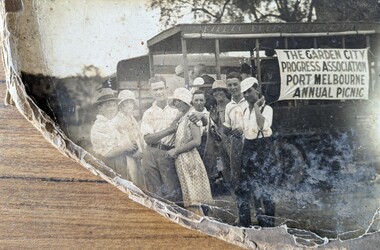 Photograph - Garden City Progress Association, first annual picnic, 17 Feb 1929