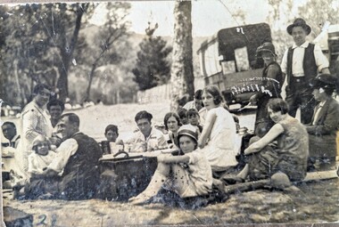 Photograph - Garden City Progress Association, first annual picnic, 17 Feb 1929
