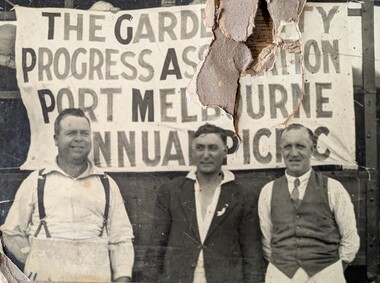 Photograph - Garden City Progress Association, first annual picnic, 17 Feb 1929