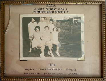 Photograph - PMTC Premiers, SDTA Summer Pennant 1964-65, Mixed Section, 1965