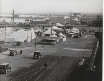 Photograph - Breakwater between Station & Princes Pier- Port Melbourne Foreshore view, 1925