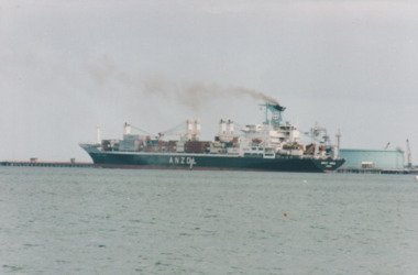 Photograph - Shipping using Webb Dock, Williamstown and various River Yarra berths. Direct Eagle, Ron Laing, 1986 - 1999