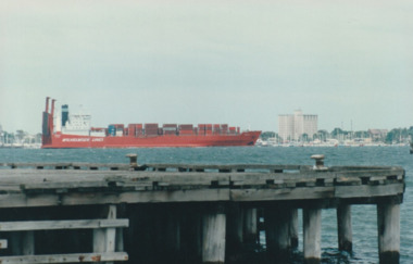Photograph - Shipping using Webb Dock, Williamstown and various River Yarra berths. Torrens, Ron Laing, 1986 - 1999
