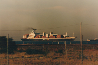Photograph - Shipping using Webb Dock, Williamstown and various River Yarra berths. Direct Eagle, Ron Laing, 1986 - 1999