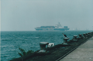 Photograph - Shipping using Webb Dock, Williamstown and various River Yarra berths. LLoydDiana, Ron Laing, 1986 - 1999