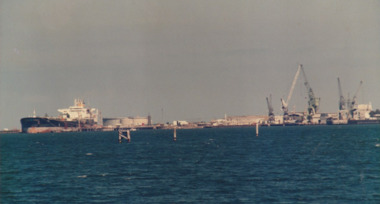 Photograph - Shipping using Webb Dock, Williamstown and various River Yarra berths. Tanker Era, Ron Laing, 1986 - 1999