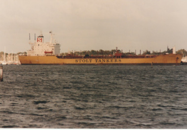 Photograph - Shipping using Webb Dock, Williamstown and various River Yarra berths. Stolt Sincerity, Ron Laing, 1986 - 1999