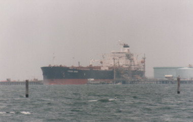 Photograph - Shipping using Webb Dock, Williamstown and various River Yarra berths. Torben Spirit, Ron Laing, 1986 - 1999