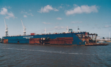 Photograph - Shipping using Webb Dock, Williamstown and various River Yarra berths. Duke & Orr Dry Dock, Ron Laing, 1986 - 1999