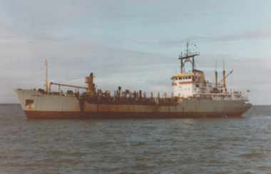 Photograph - Shipping using Webb Dock, Williamstown and various River Yarra berths. A.M. Vella, Ron Laing, 1986 - 1999