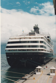 Photograph - Various cruise ships at Station Pier, Port Melbourne. Maasdam, Ron Laing, 1986 - 1999