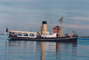 Photograph - Various ferries working from Station Pier, Port Melbourne. Wattle, Ron Laing, 1986 - 1999