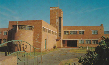 Postcard - Port Melbourne series- Mission to Seamen Building, Port Melbourne, Alison Kelly, 1991