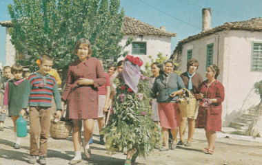 Postcard - Limni, Greece, sister city, 1980s