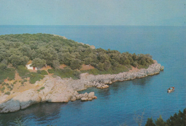 Postcard - Limni, Greece, sister city, 1980s