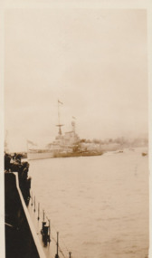 Photograph - Royal visit, arrival of Duke and Duchess of York on HMS Renown, Arthur MacDonald, 27 Apr 1927