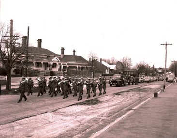 Army Funeral Band Playing, Ballarat street
