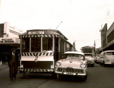 Bridge St Car and Tram accident