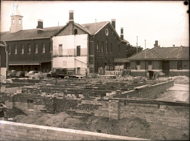 Building foundations new rear of orphanage