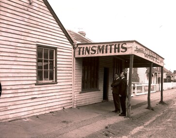 Clarke Bros Tinsmiths Humffray St later relocated to Sovereign Hill