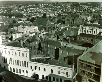 Lydiard St Sth from Town Hall Tower 1970s