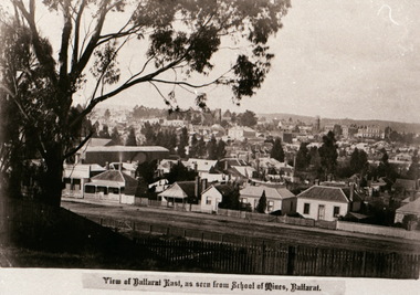 View Ballarat East from School of Mines (SMB)
