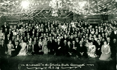 Catholic Ball Learmonth July 1938