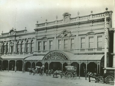 Front of the Mining Exchange Lydiard St Nth Ballarat