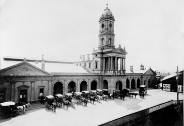 Cabs at Ballarat Railway Station Lydiard St Nth Ballarat