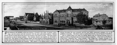 Panorama - School of Mines & methodist church Lydiard St Sth Ballarat