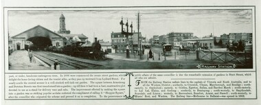 Panorama. Ballarat Railway Stn. Lydiard St Nth