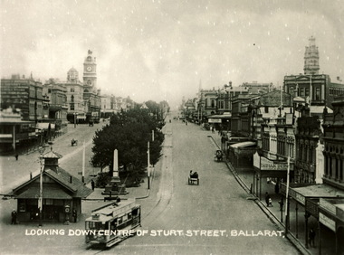 Sturt St from Grenville St Ballarat