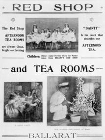 Red Shop & Tea Rooms advertisement