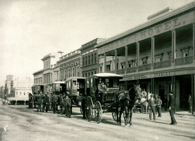 George Hotel & Horse Drawn Cabs