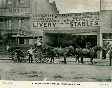 Reid's Livery Stables, Armstrong Street