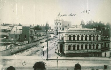 Camp Hill 1887, corner of Camp and Sturt Streets