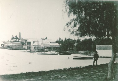 Lake Wendouree and boatsheds
