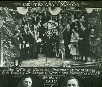 Centenary Celebrations Opening, Governor Lord Huntingfield, 1938