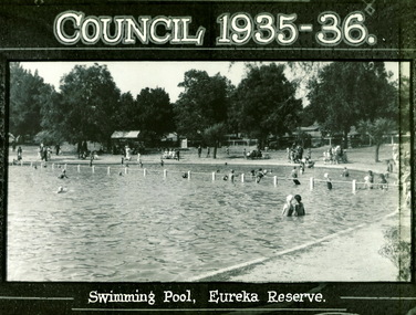 Swimming Pool, Eureka Reserve, circa 1935