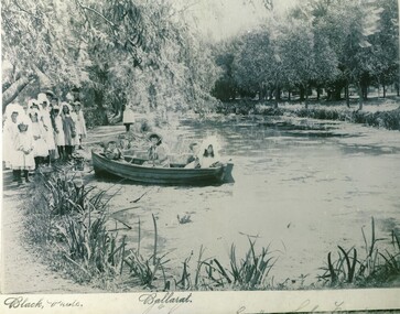 Lake Girls and Rowboat