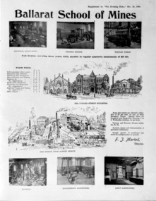 School of Mines Advertisement 1906