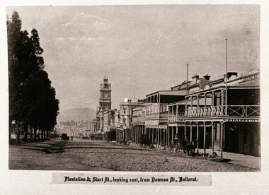 Sturt St looking east from Dawson St