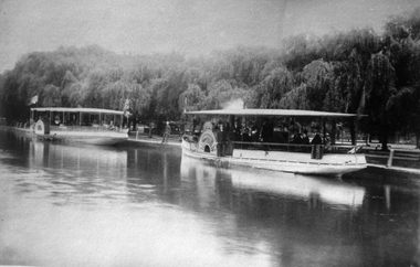 Paddle Steamers moored at Lake Wendouree