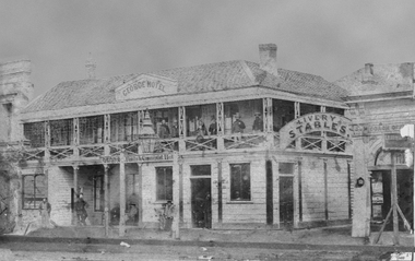 George Hotel 1st building 1865